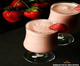 Strawberry Khoya Shake