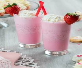 strawberry ice cream shake